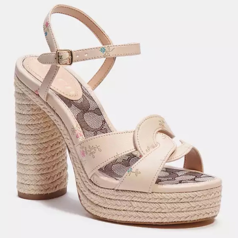 NWOT Coach Talina platform sandals